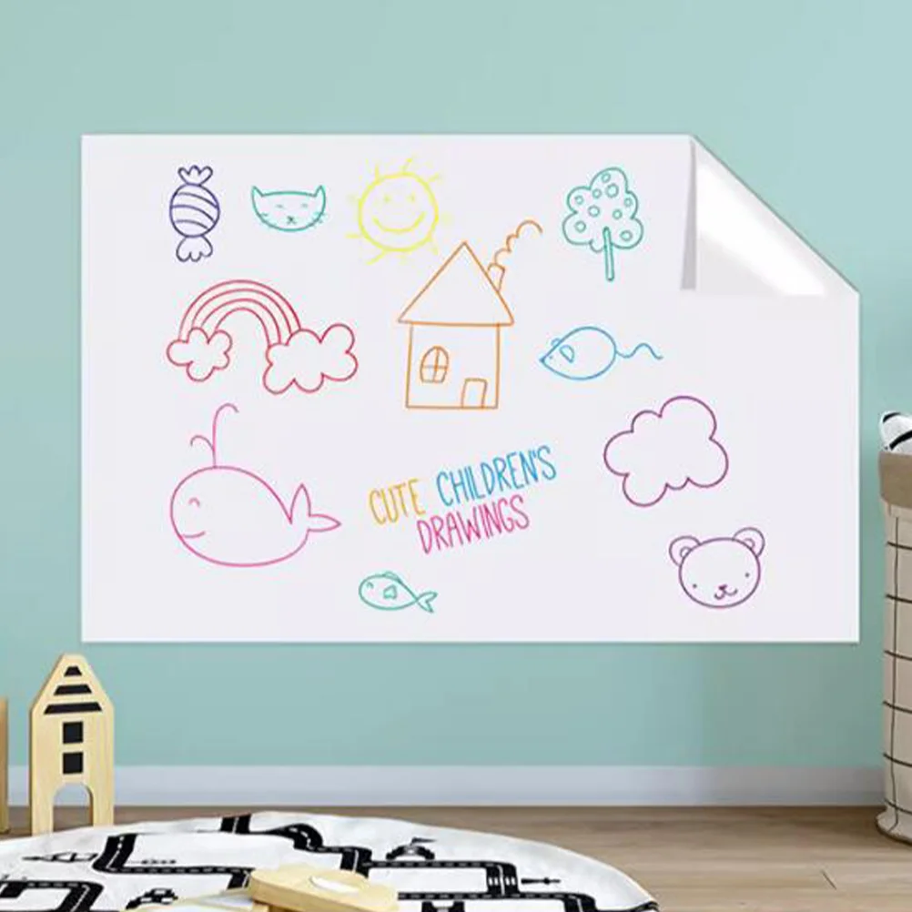 

Large White Board Wall Whiteboard Portable Stickers Household Self Adhesive Boards Pp Dry Erase