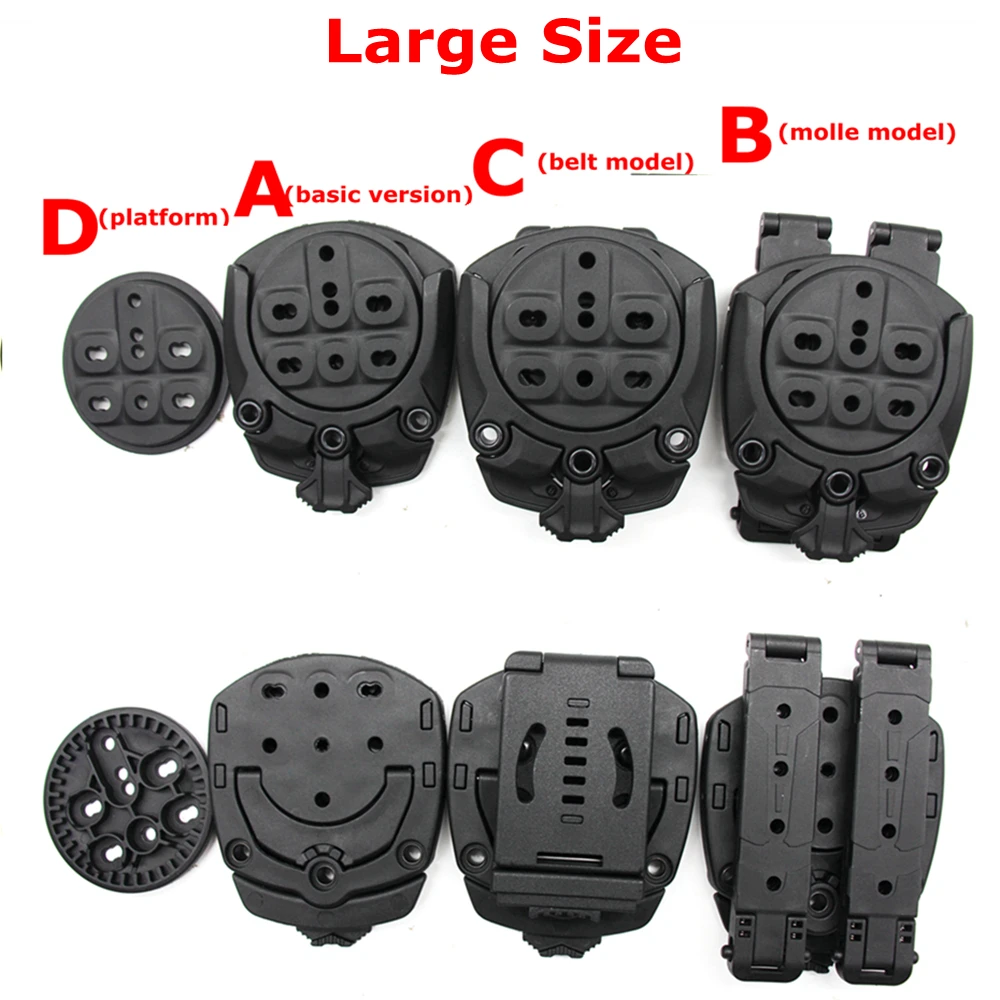 Description Picture 2 of itemTactical Tek-Mount Mini Quick Connect Mounting System for Mag Pouches Gun Holster Tourniquet Pouches and Hunting Duty Belt Gear