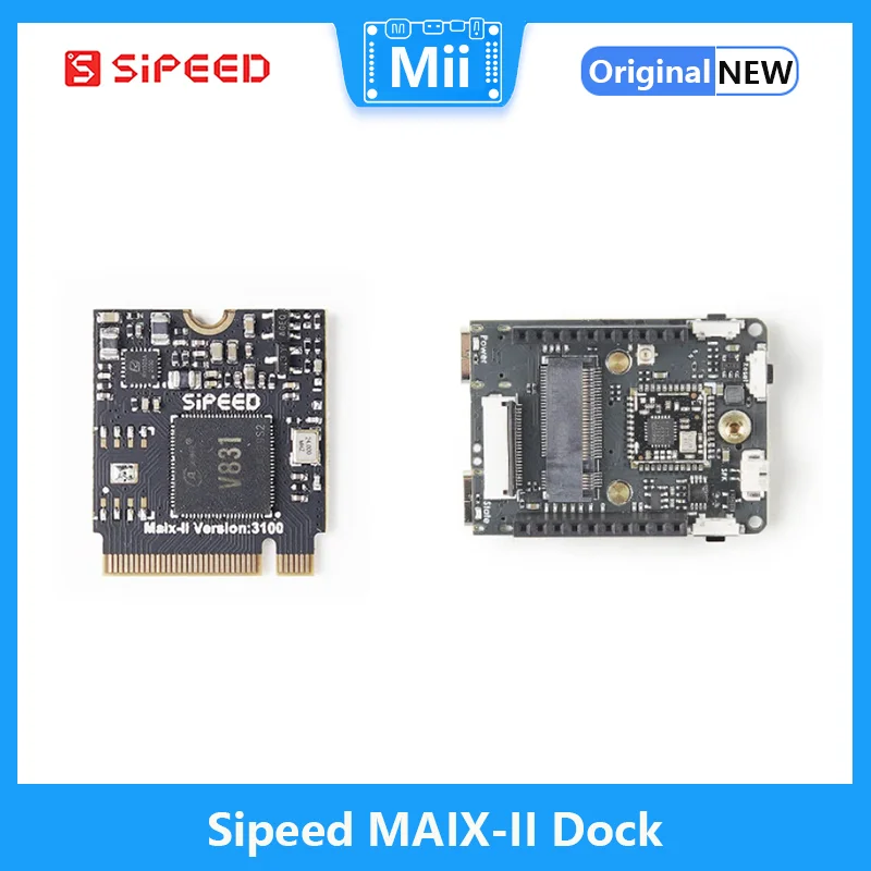 Sipeed MAIX-II Dock is an AIoT vision Board, Allwinner V831, wifi, 2 Million Pixel Camera, 1.3 Inch Screen