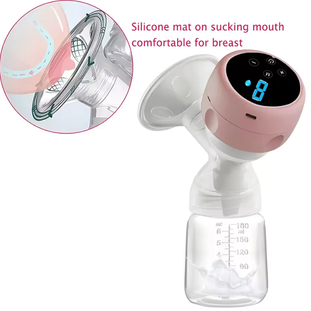 Electric Breast Pump Intelligent Silent Portable Breastfeeding_voghion.com