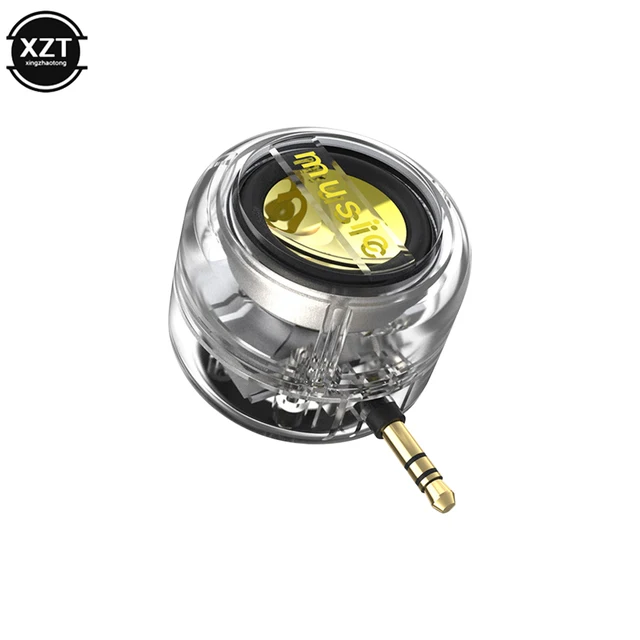 Music Sound Column Speaker Stereo Music Player Portable Mini Charging Small Speaker 3.5mm Inline External Speaker