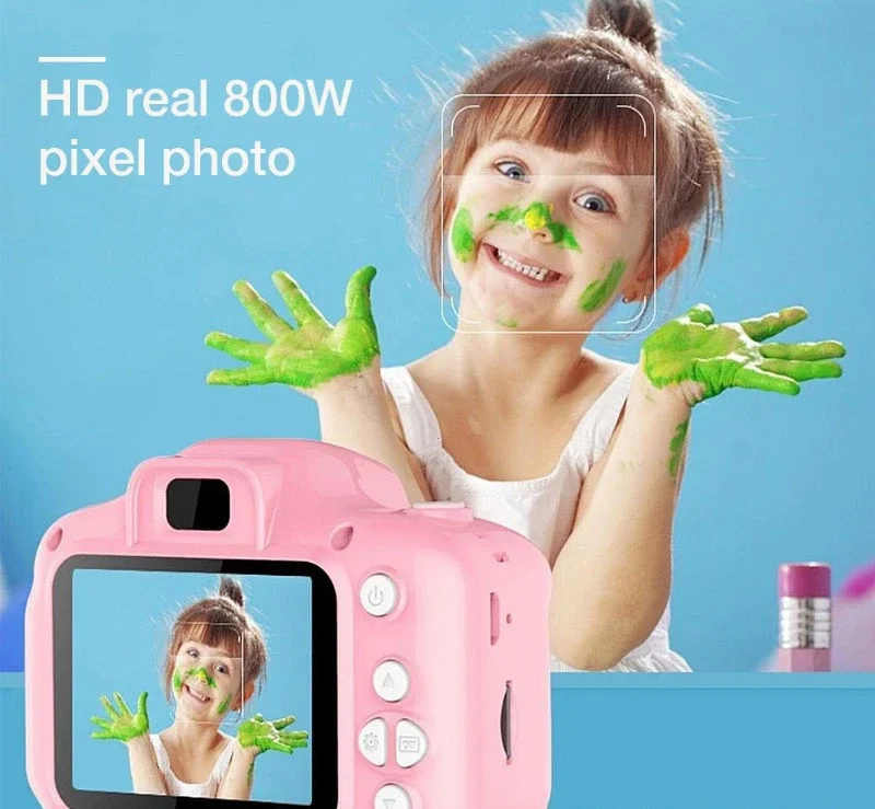 Description Picture 6 of itemMini Children Camera X2 Digital Vintage Camera Educational Toys Kids Projection Video Camera Outdoor Photography Toy Gifts