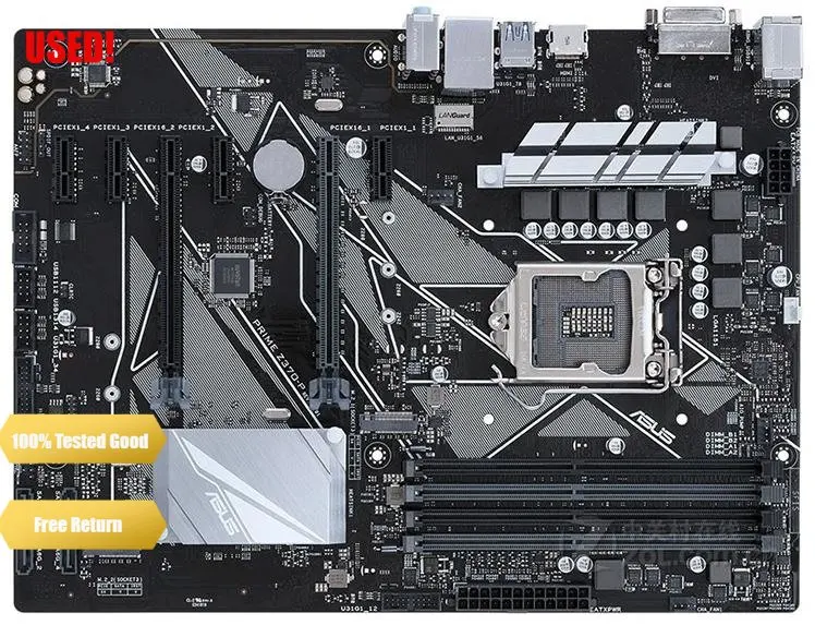 . Scheda Madre Asus Prime Z370-P Lga1151 Ddr4 64Gb Core I7/I5/I3 Pci-E 3.0 64Gb Intel Z370 Desktop Originale Maiboard
