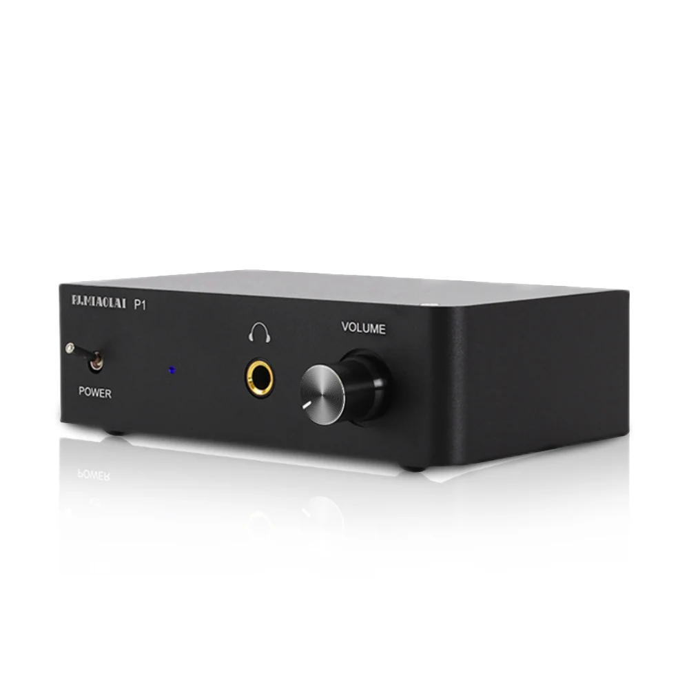 PJ.MIAOLAI P1 Mini Home Desktop Headphone Amplifier HiFi TPA6120 Audio Headphone Amp NE5532