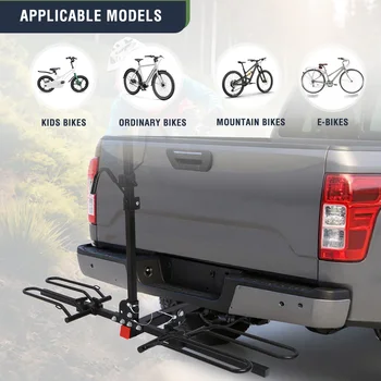Tilting Anti-Wobble Hitch Bike Rack 1
