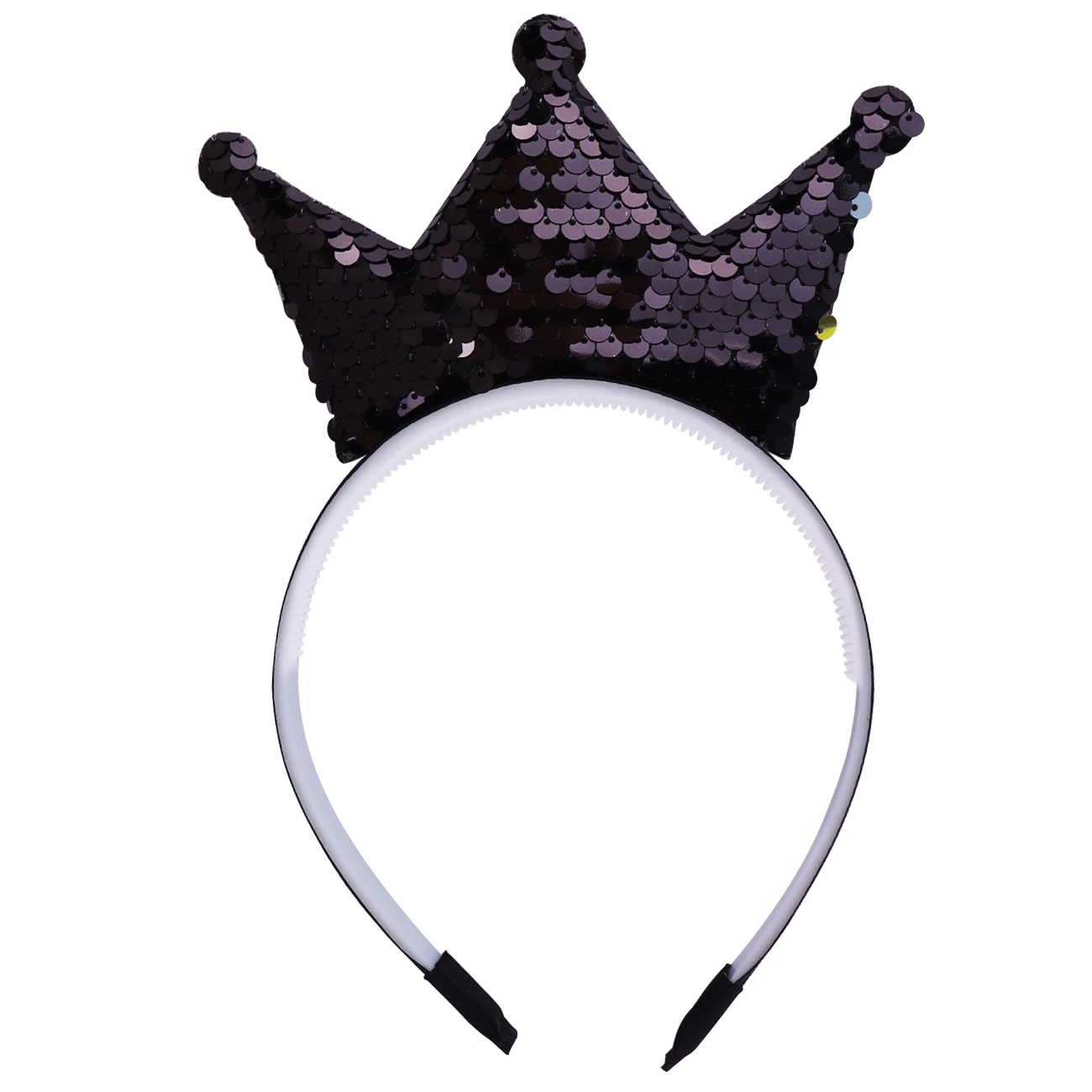 Pailletten Krone Stirnband Mädchen Haar bänder Glitzer Kronen Haar Reifen Frauen Haarschmuck für Party begünstigt Kopfschmuck Geschenk – Detail 13
