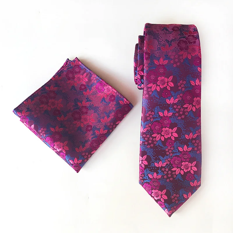 

Paisley Elegant and Atmospheric Suit Tie Hanky Set Men's Fashion and Business Accessories Neckties
