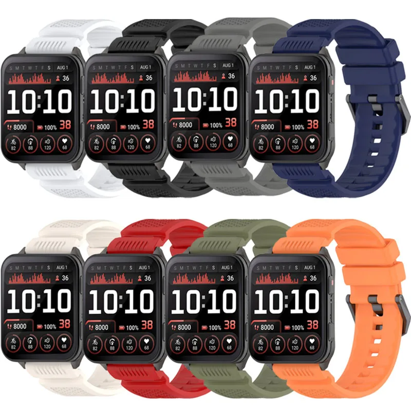 Premium 24MM Silicone Watch Band - Durable Sport Wristband Bracelet Design