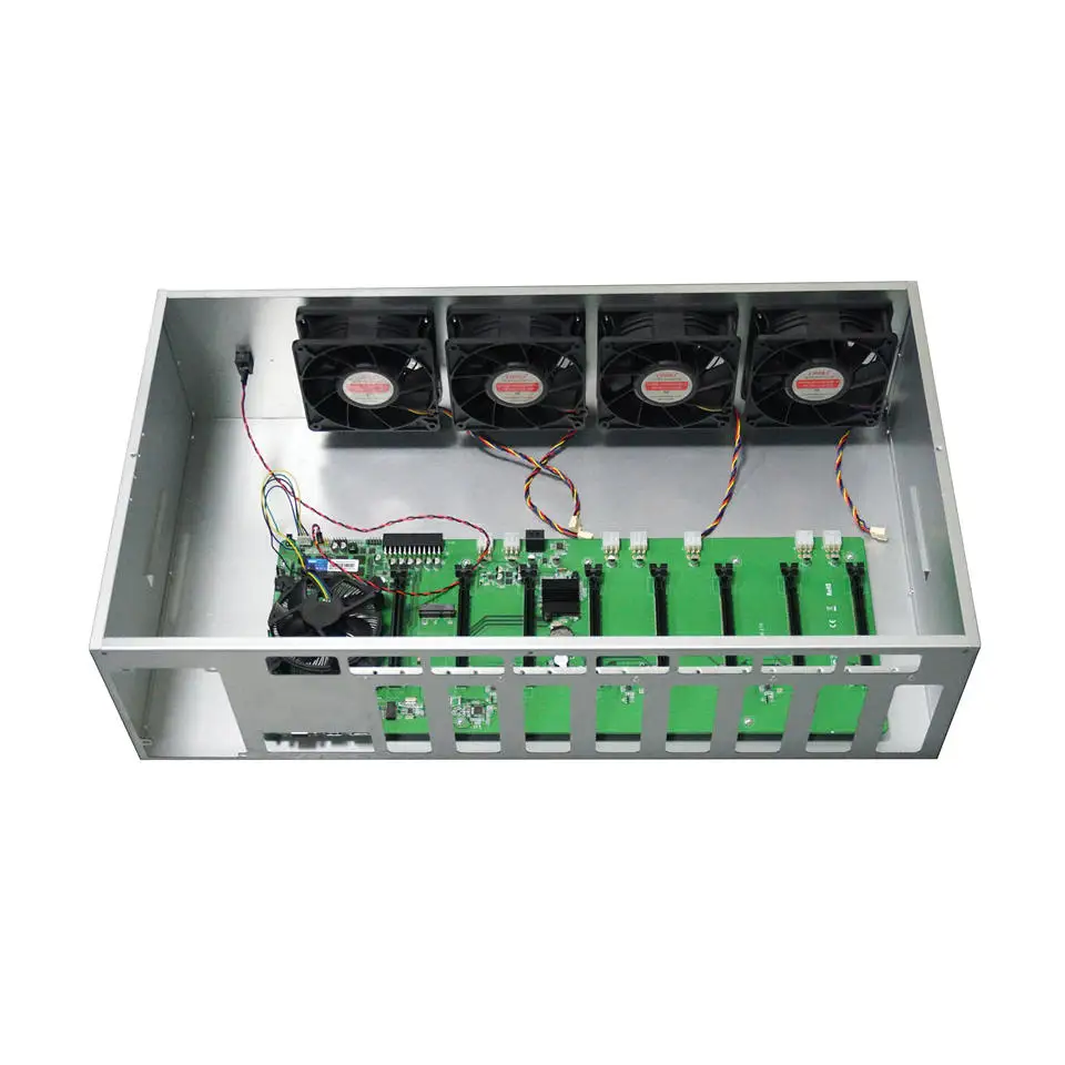240MH/S 기계 8GPU 메인보드 B85 서버 팬 케이스 서버 섀시 프레임 케이스 서버 랙