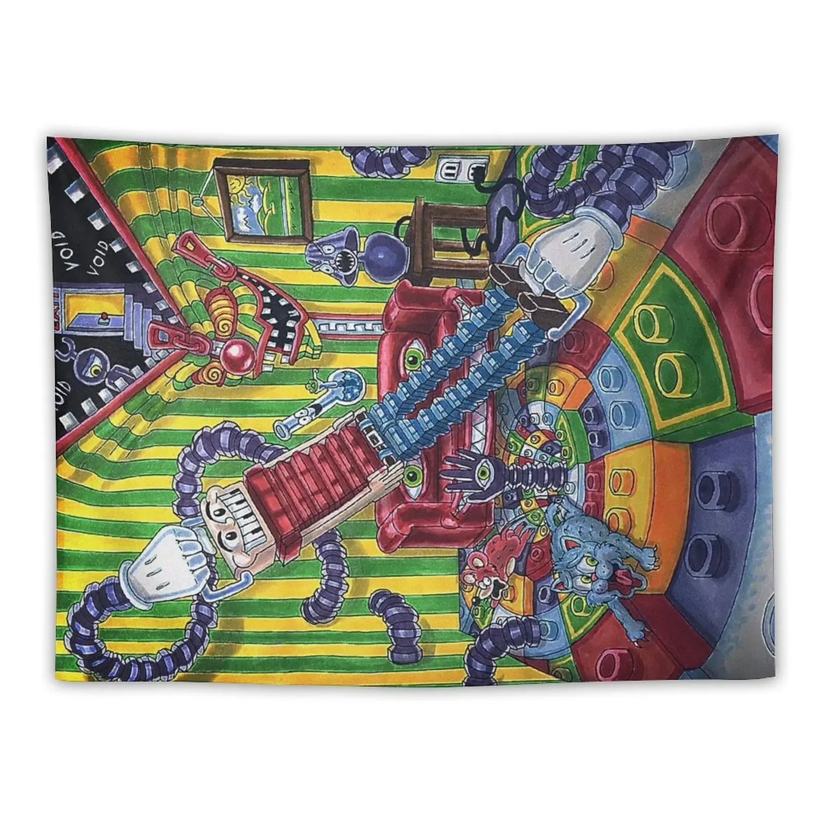 

Accordion boy Tapestry Aesthetics For Room Home Decorations Tapestry