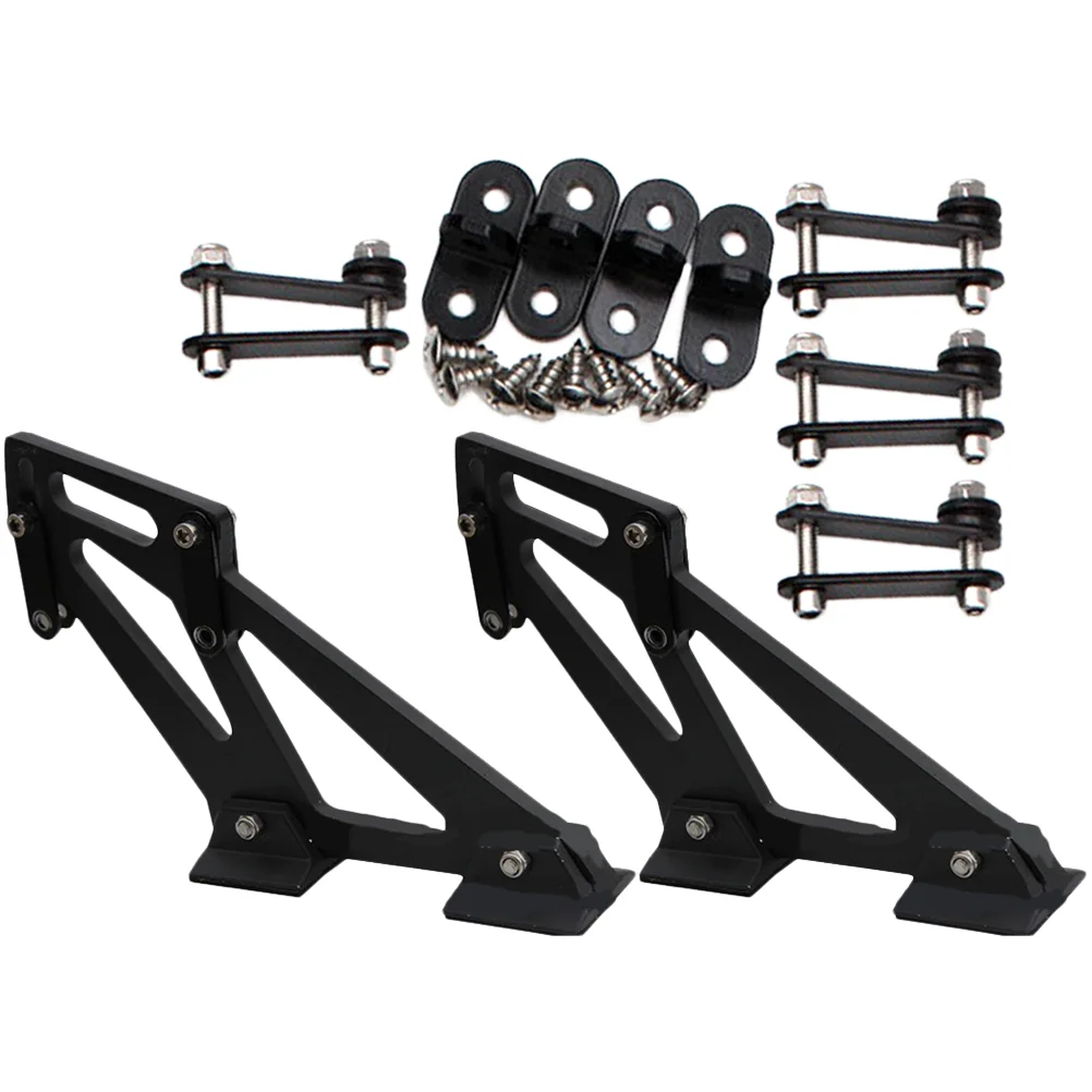 

Car Rear Wing Bracket Mount Spoiler Hatchback Mounting Brackets Aluminum Alloy Tail Accessory Racing Legs Trunk