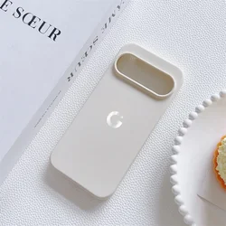 Sleek Candy Color Liquid Silicone Shockproof Case with Wireless Charging Compatibility - Google Pixel 11 (White)