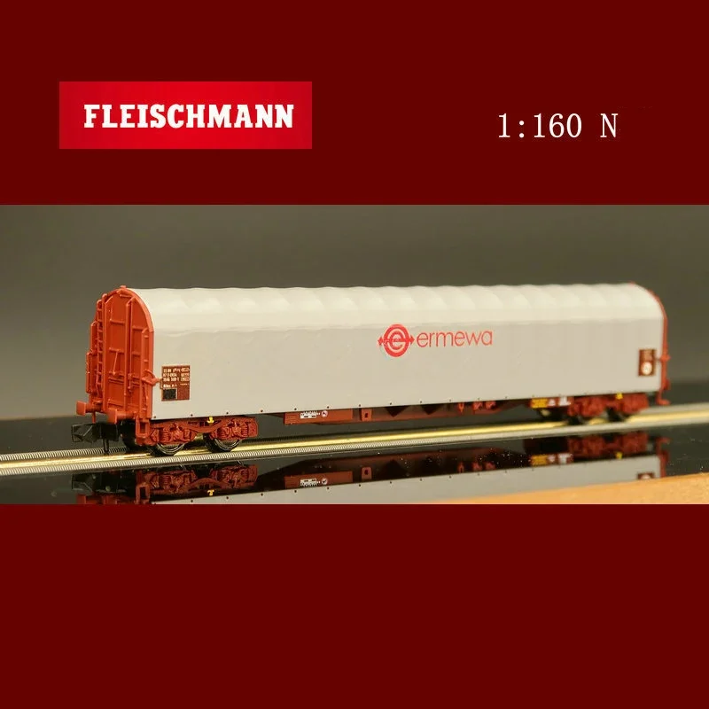 Train Model 1:160 N Scale Long Boxcar SNCF 837710 White Electric Toy Boxcar