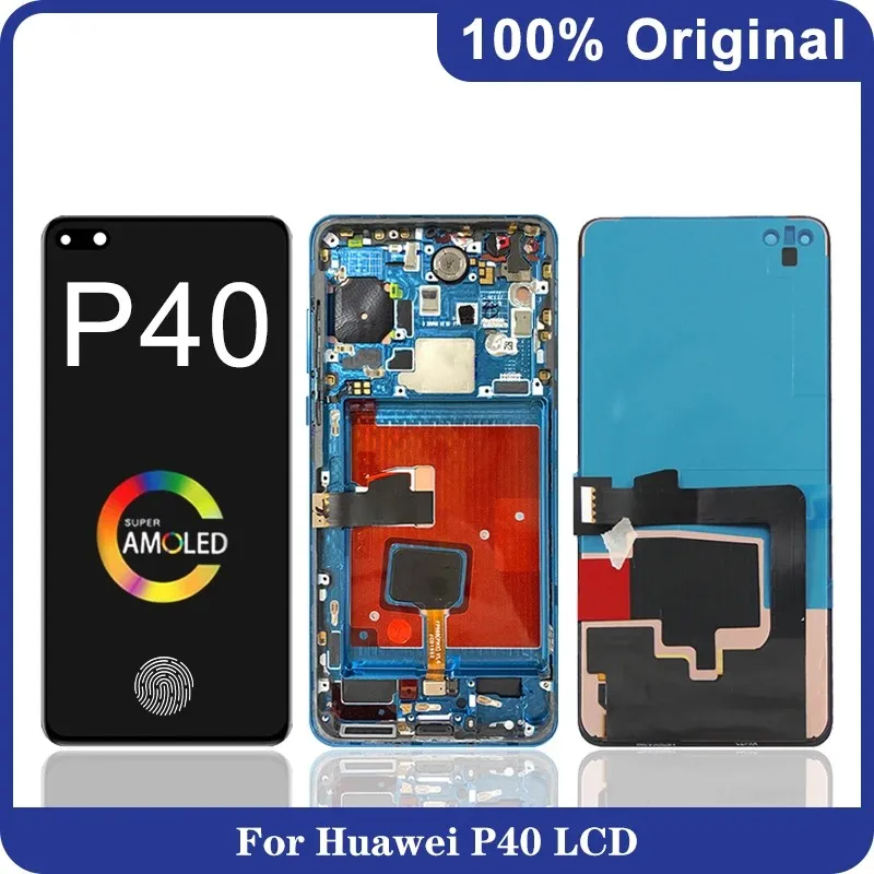 

6.1“ Original LCD For Huawei P40 Lcd ANA-AN00 TN00 NX9 LX4 Screen Digitizer Assembly Display Touch Panel Display Replacement