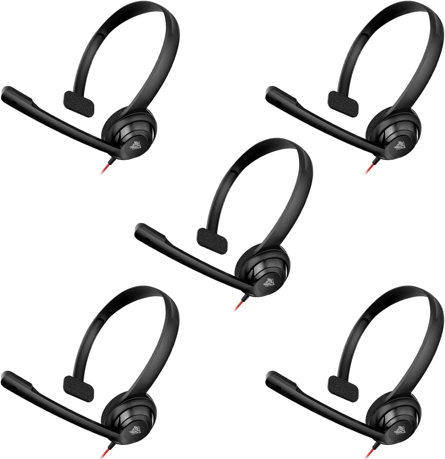 NUBWO USB Noise-Cancelling Comfort On-Ear Wired Office Headset with Mic