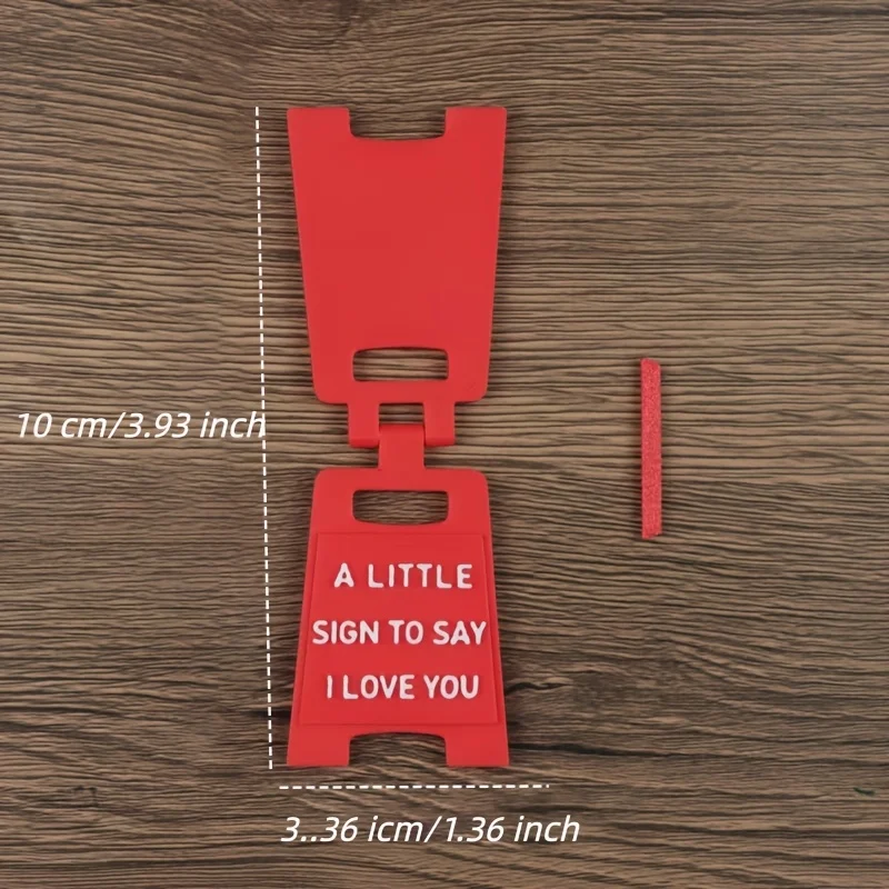 3D 프린팅 미니 사랑해요 표지판 플라스틱 데스크탑 장식, 발렌타인데이 선물, 결혼식, 영어 글자로 된 장식품