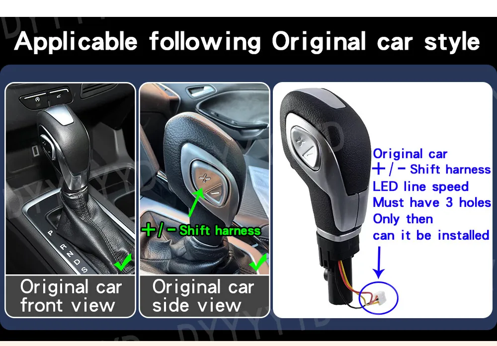 Lever Shifter For Ford Edge Automatic Car Gear Stick Shift Knob Focus Kuga Ecosp