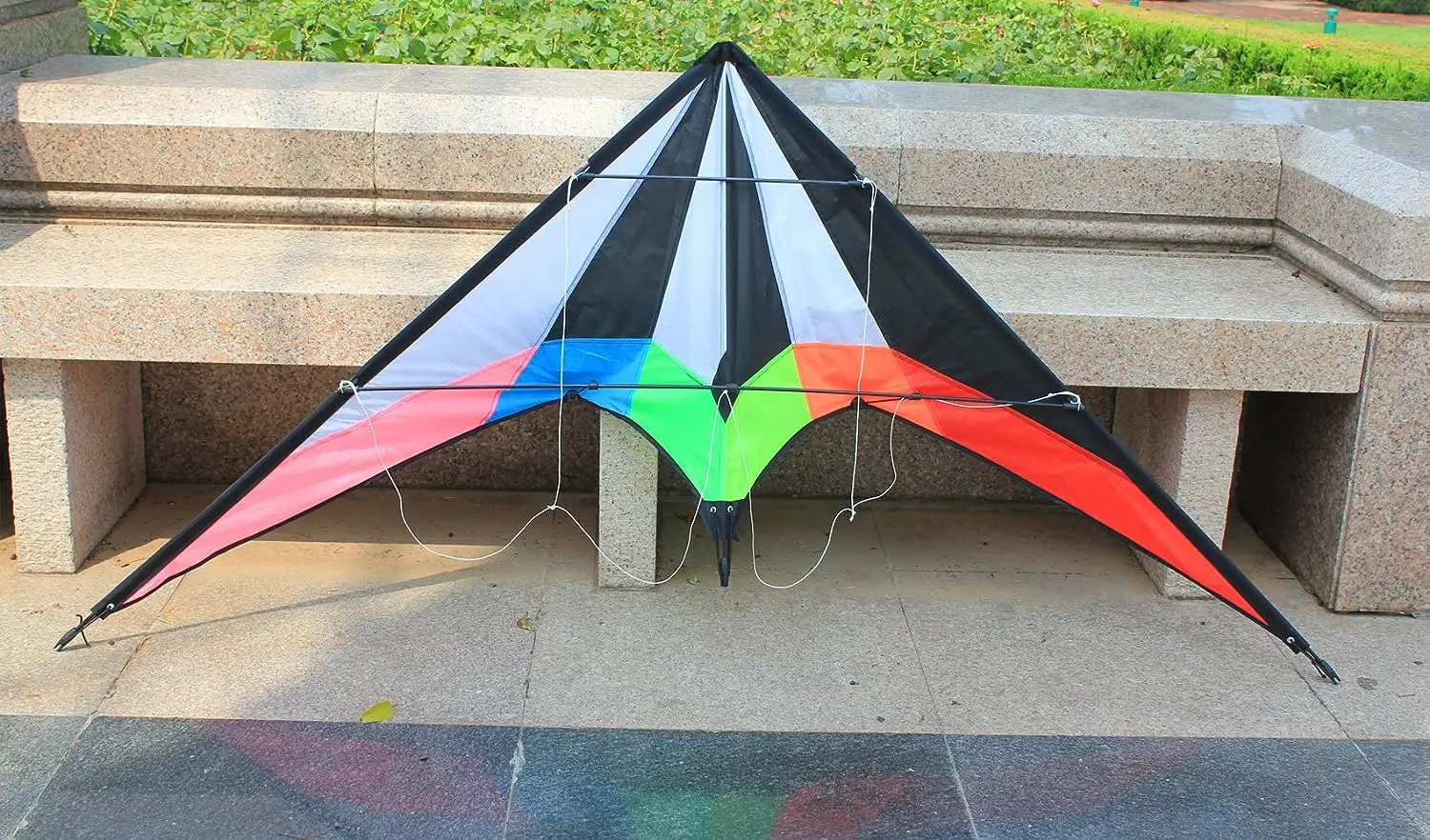 NEW Arrive 48 Inch Rainbow  Professional Dual Line Stunt Kite With Handle And Line Good Flying Factory Outlet 4