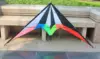 NEW Arrive 48 Inch Rainbow  Professional Dual Line Stunt Kite With Handle And Line Good Flying Factory Outlet 4