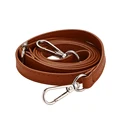 Brown silver buckle