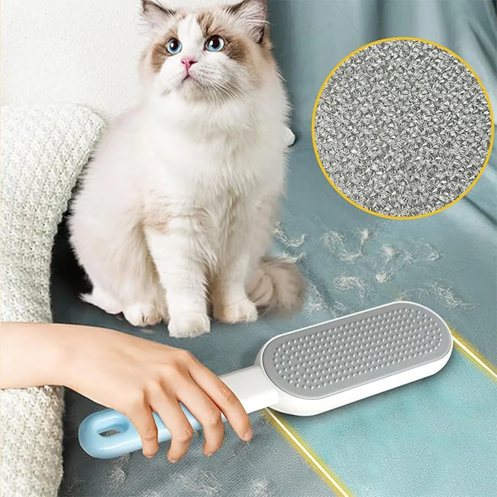 4-in-1 multifunctional electrostatic hair removal brush, clothing sofa hair adhesive, pet hair scraper 6