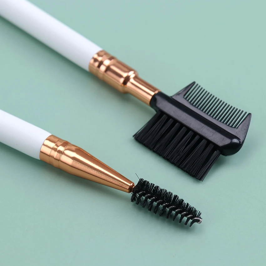 1PC Double Ended Eyebrow Comb Brush Beauty Makeup Brushes Eyelash Applicator Professional Make Up Tool makeup tool