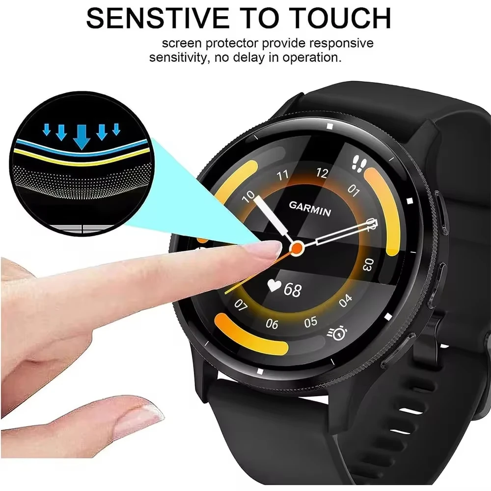 Premium 1-4 Pack Ultra-Clear Screen Protector - Soft Flexible Anti-Scratch Protective Film with 3D Curved Design