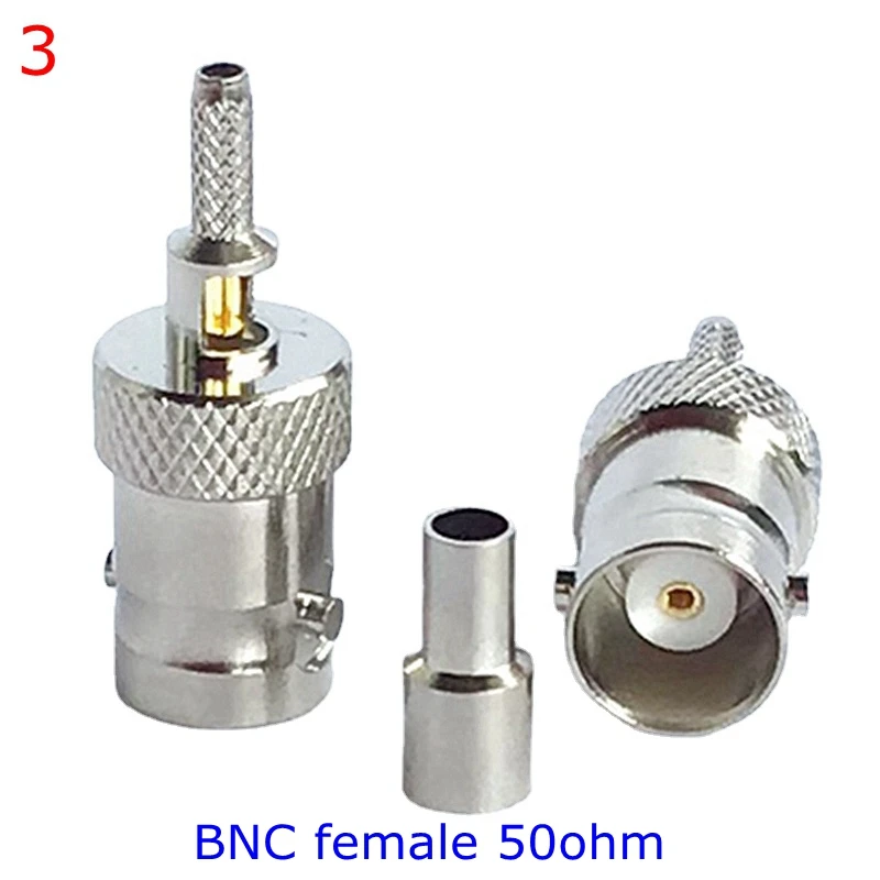 10 pces q9 bnc conector bnc 50 03