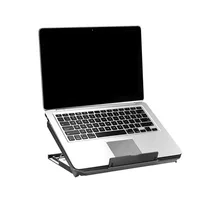 Durable Adjustable Laptop Cooling Pad USB Port Metal Mesh Laptop Cooler Fan LED Light Laptop Cooling Stand Office - Image 3
