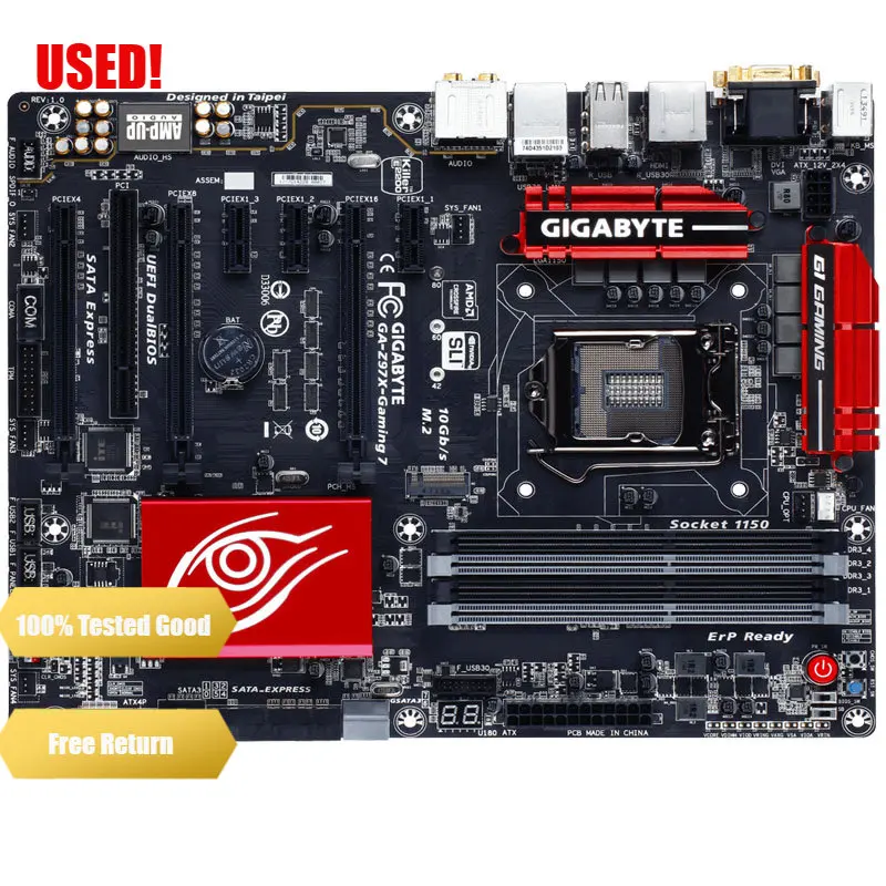 Gigabyte Z97X Gaming 7 Computer Usb3.0 Sataiii Scheda Madre Lga 1150 Ddr3 Z97 Scheda Madre Desktop