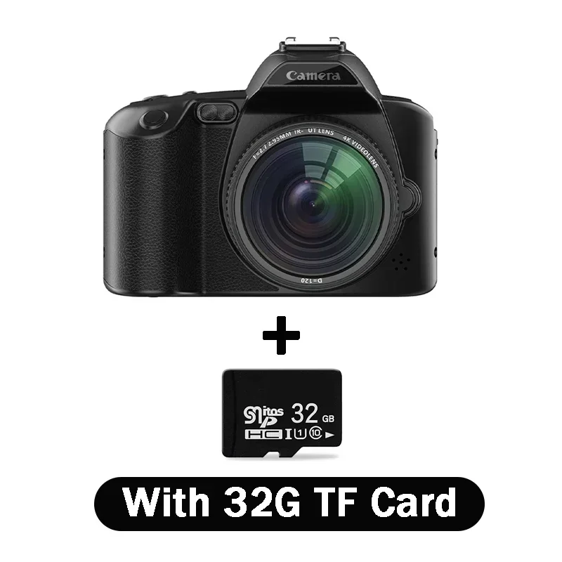 D5 Digital Camera 4K DSLR Camera with 16X Dual Camera Night