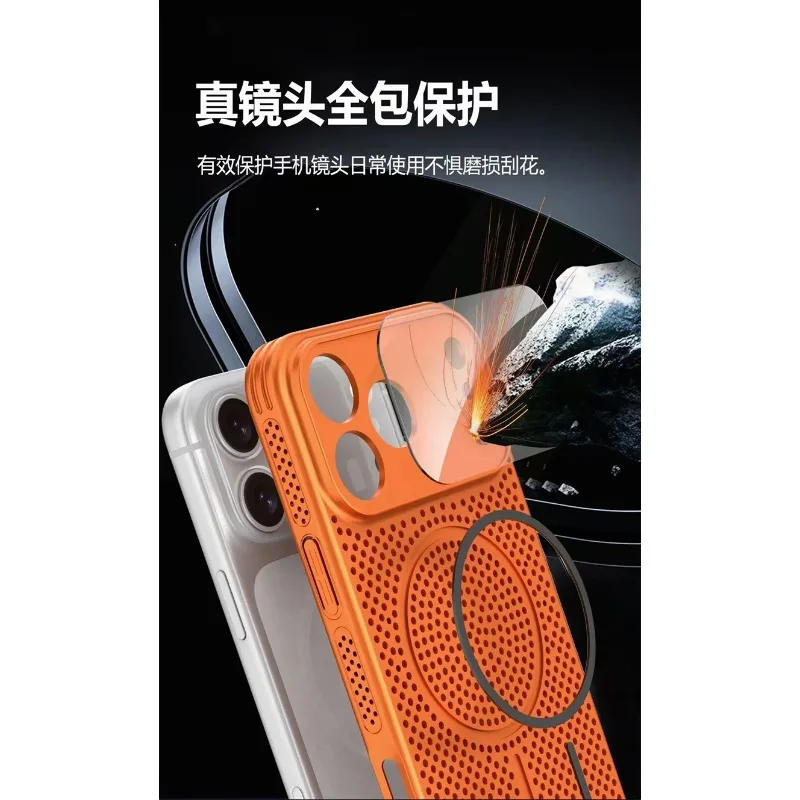 Luxury Magnetic Heat Dissipation Phone Case with Magsafe Compatibility