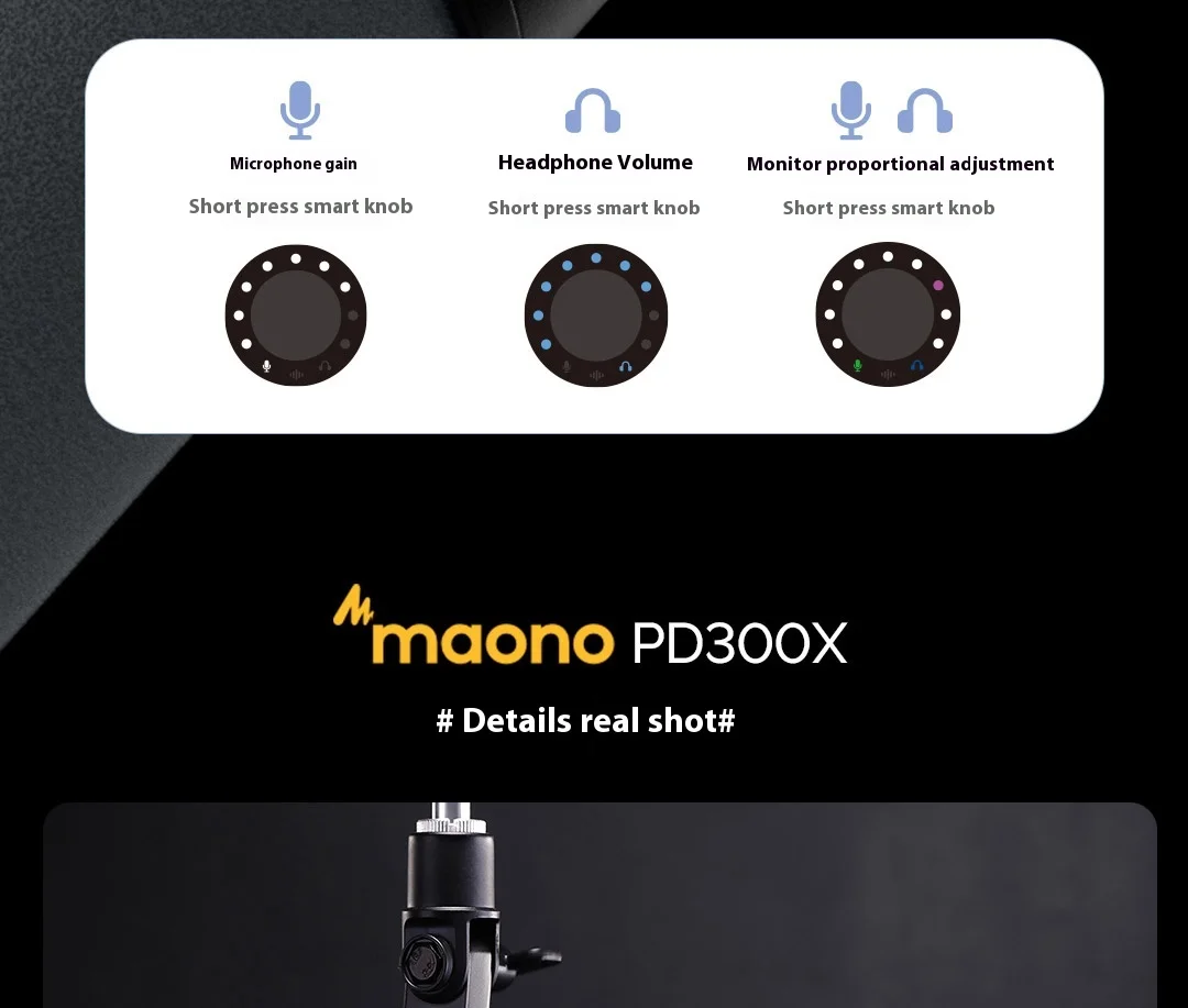 MAONO PD300X USB/XLR Dynamic Microphone description image 23