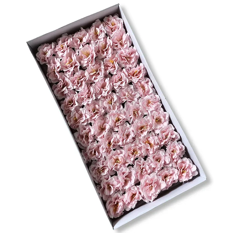 25/50pcs 7x5cm Peony Artificial Flowers Heads Beautiful Eterna Roses Valentine's Day Gift Wedding Bouquet Home Decoration Flower