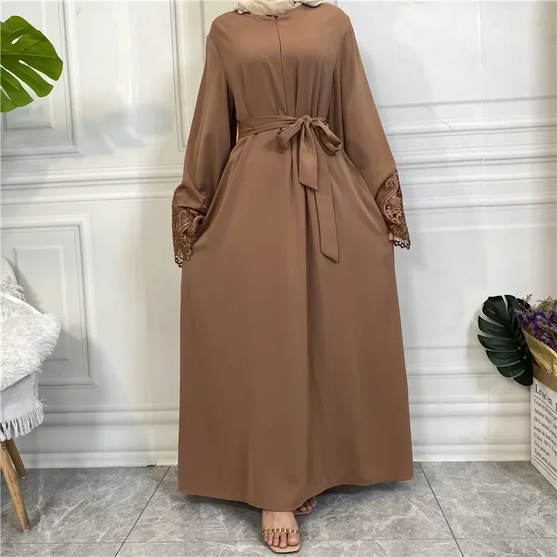 Ramadan Eid Muslim Abaya Dress Dubai Turkey Embroidery Closed Abayas for Women Zipper Islamic Modest Dresses Kaftan Hijab Robe