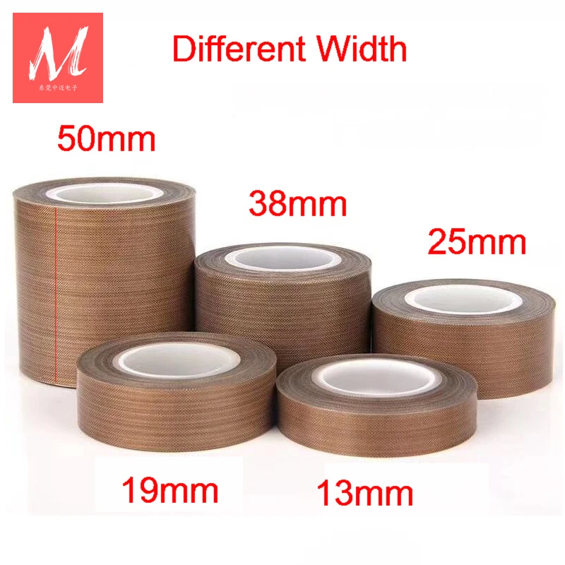 300 Degree High Temperature Resistance Adhesive Tape Cloth Heat Insulation Sealing Machine PTFE Tape high temperature tape