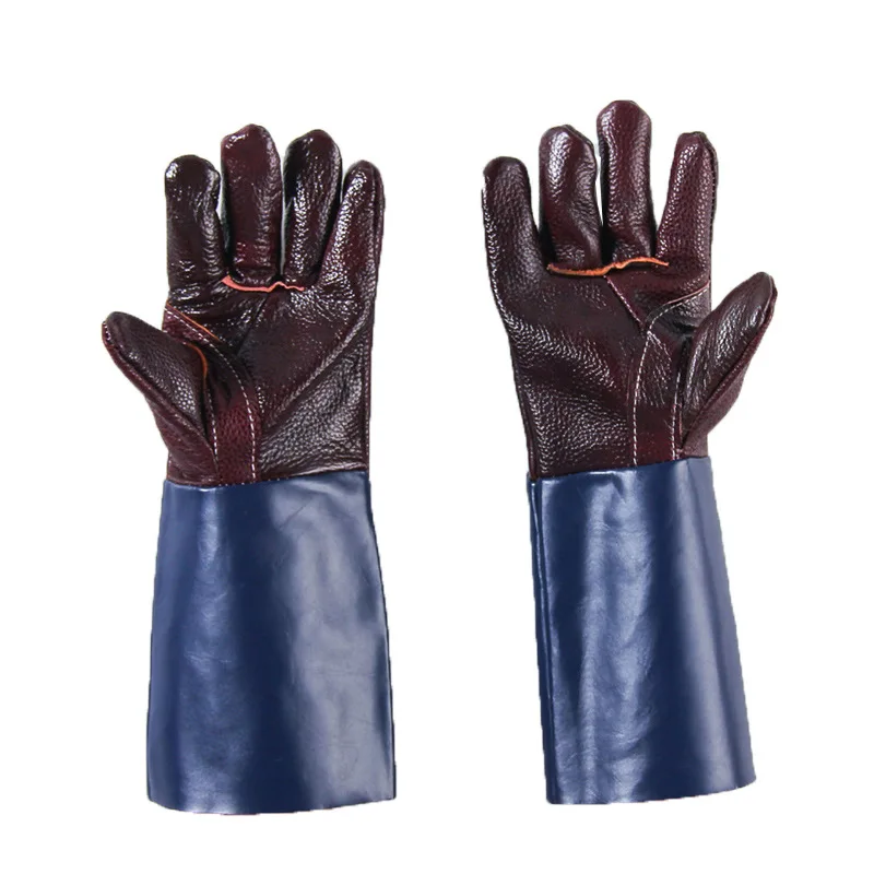Welding Gloves Leather Soft Wear-resistant Welding Protective Labor Gloves Extended Welder Gloves Leather 3m chemical respirator