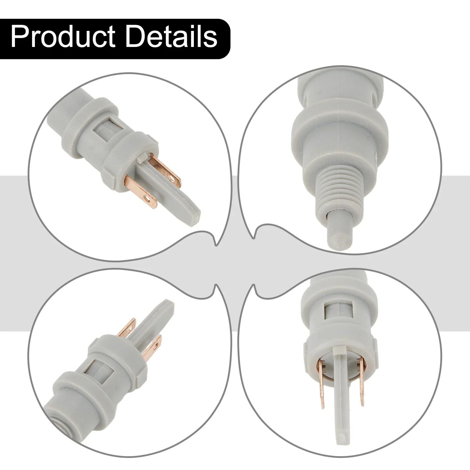 Motorcycle Brake Light Switch 6mm Motorcycle Brake Clutch Switch Motorbike Front Rear Light Rear Brake Switch Copper Plug Off-road Vehicle Accessory