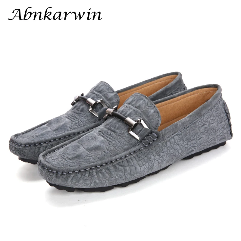 

Loafers Men Moccasins Leather Casual Low Shoes Luxury Brand Designer Mocassin Homme Summer Spring Slip-ons Fashion Loafer