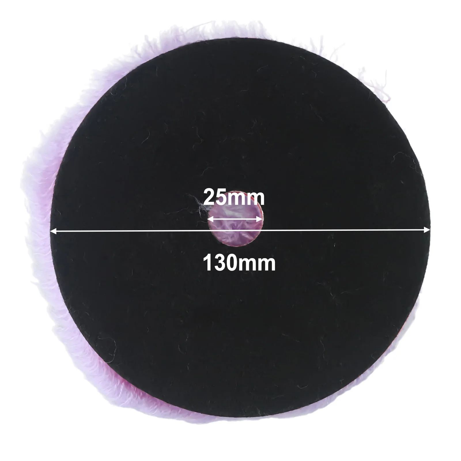 

Car Paint Polishing Wool Polishing Pad 130mm 1PC 5.5 Inch Purple Sponge Foam Wool Polisher For Polishing Machine
