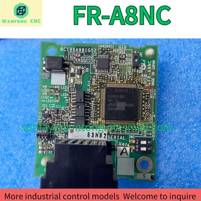 

second-hand FR-A8NC, BC186A981G52 communication card test OK Fast Shipping