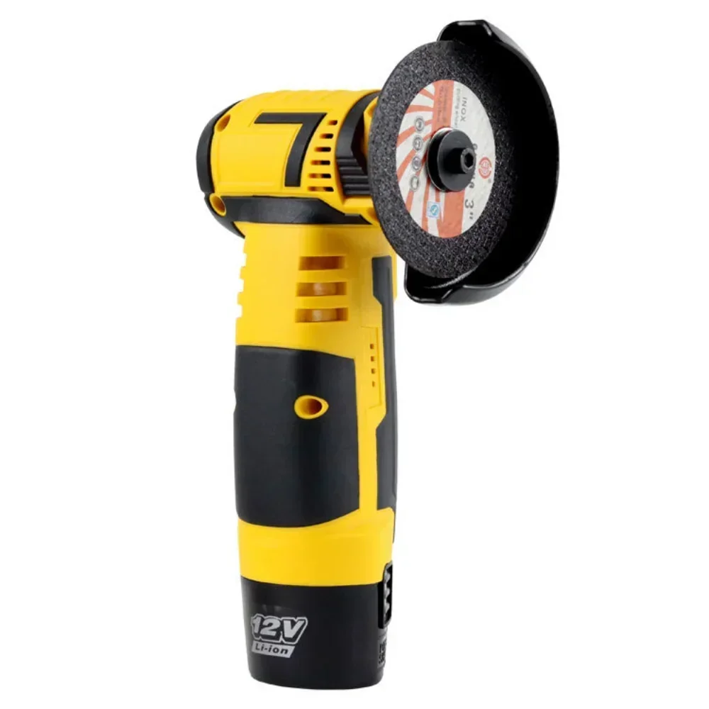 12V Brushless Mini  Angle Grinder with Rechargeable Lithium Battery Cordless Polishing Machine Diamond Cutting with Accessories 6