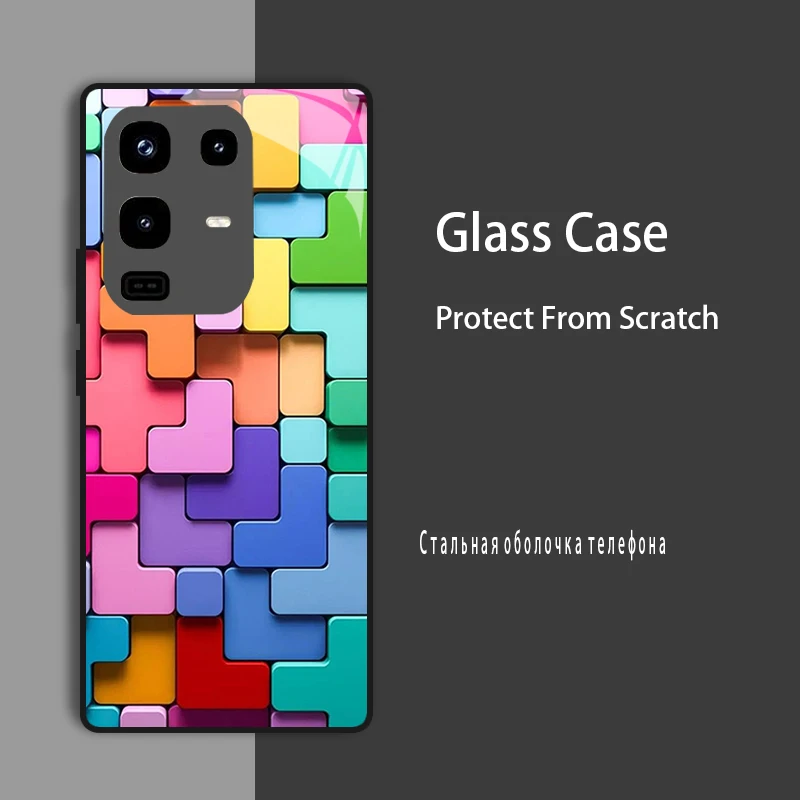 Premium Shockproof Tempered Glass and Hard Case Cover