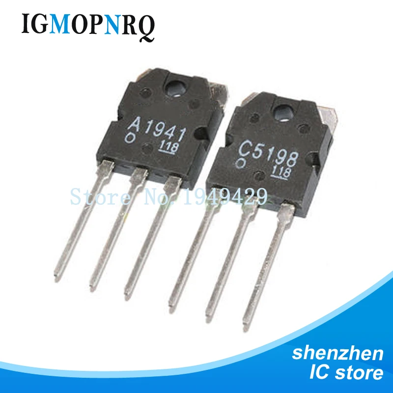 5 Pièces C5197 2SC5197 TO3P : : Commerce, Industrie Et Science