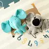 Plush Pet Dog Squeak Toys for Small Dogs Cute Pig Elephant Molar Training Decompress Interactive Dog Sound Toy Bite Resistant 6