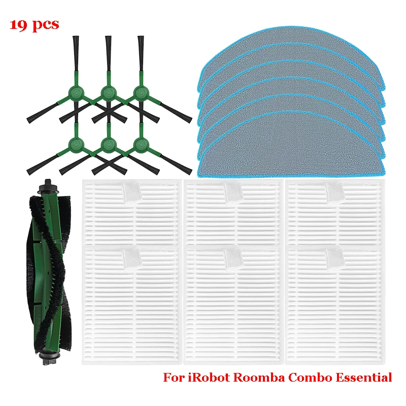 Roomba Combo Essential Vacuum Cleaner Accessory Kit: Brushes, HEPA Filter, and Mop Replacement Parts