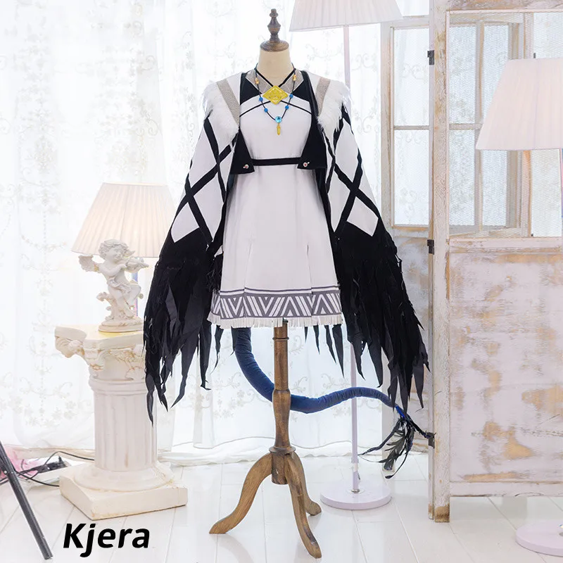 

Vivi-Cos Game Arknights Kjera Lovely Cute Dress Cosplay Women's Costumes Halloween Role Play Party Carnival New S-XL