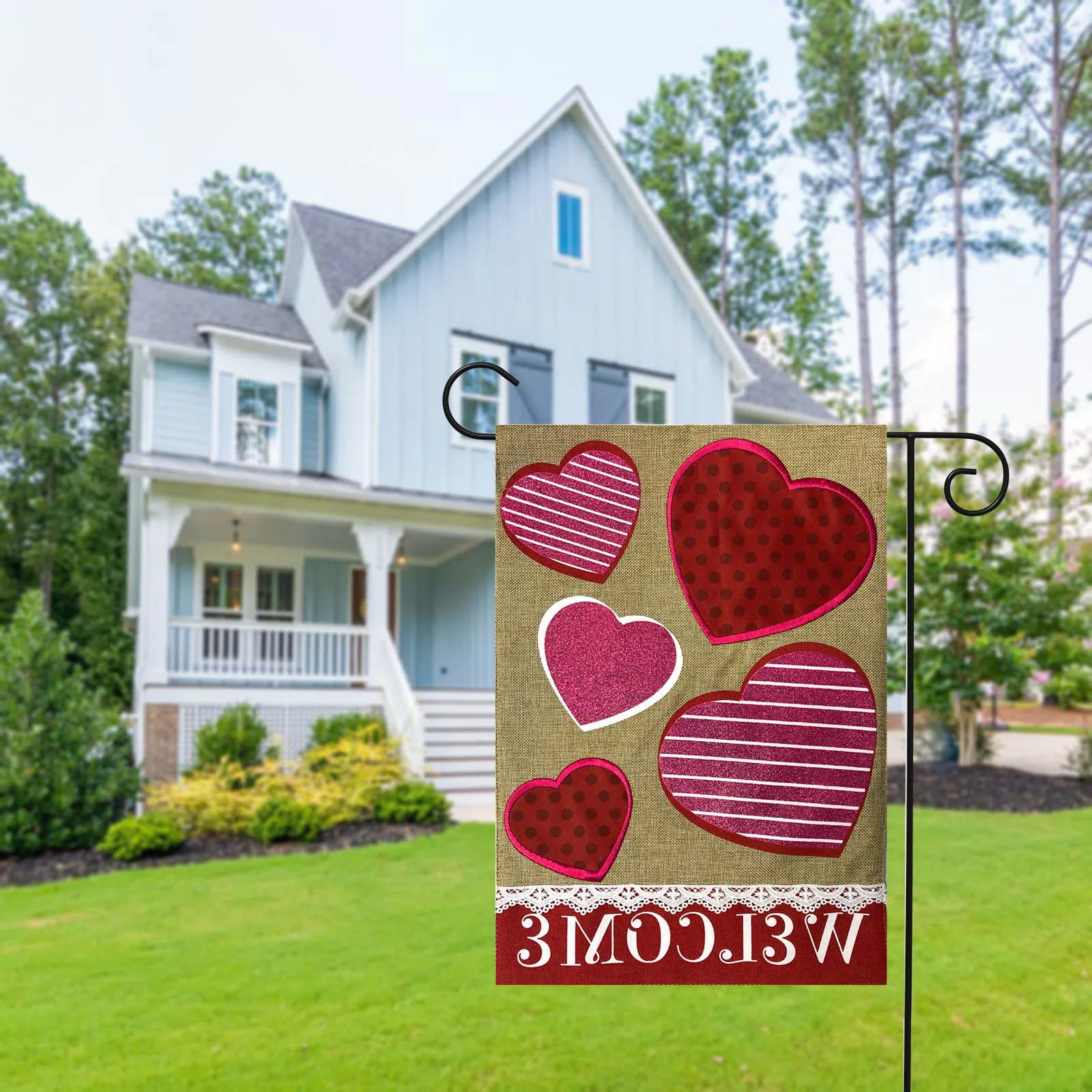  Valentine Flag, Double Sided Valentine's Day Flag Red and  White Love Valentine Garden Flag 12 x 18 Inch Valentine House Flags for Valentine's  Day Decoration : Patio, Lawn & Garden