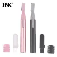 Practical Electric Face Eyebrow Scissors Hair Trimmer Mini Portable Women Body Shaver Remover Blade Razor Epilator 2 Colors 1