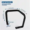 2 pcs Mattress Corner Retainer Metal Mattress Slide Stopper Rods Bar Stable Non-Slip Mattress Frame Holder For Home Bedroom 6
